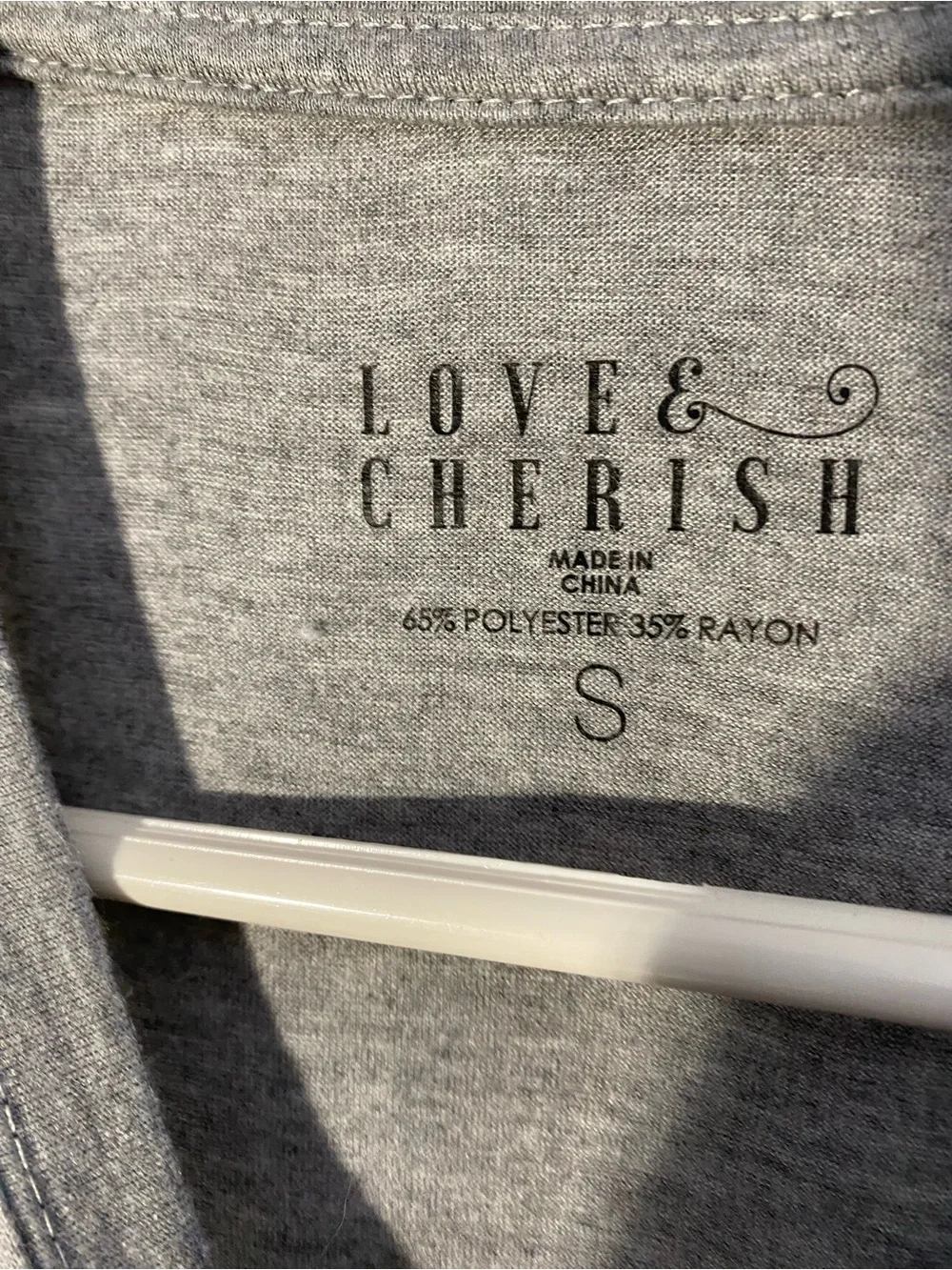 Love & Cherish Womens Small Grey T-Shirt Im Ready To Paarrrrrrtayyyy